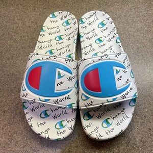 🆕Champion IPO Hero “Change The World” Slides, Men’s 10